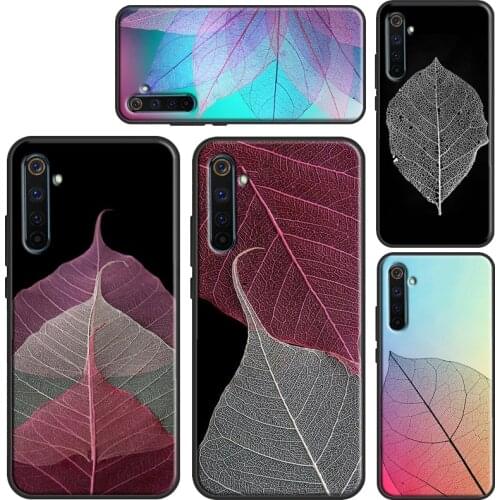 Colorful Leaves Case For OnePlus 9 8 Pro Nord 7T 8T 9R Cover For Realme C3 C21 C11 C15 GT Neo 6 7 8 Q3 Pro