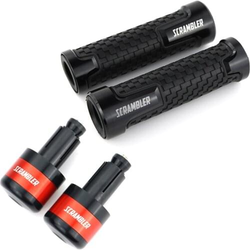 For Ducati Scrambler 803 Scrambler SIXTY2 400 Scrambler 1100 Motorcycle Handlebar Grips Bar End Covers Handle Grip