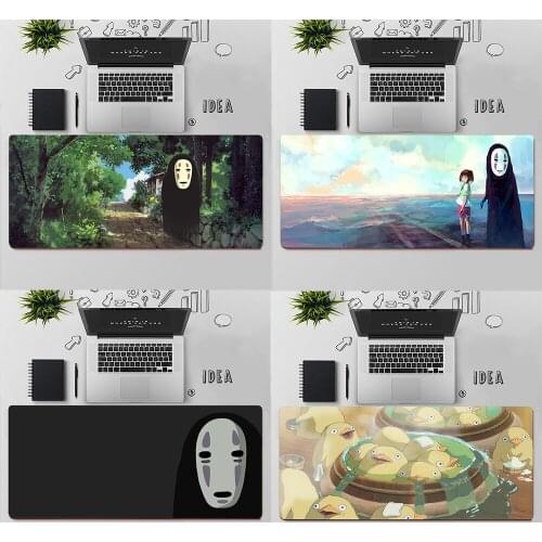 Gaming Mouse Pad Large Mouse Pad PC Gamer Computer Mouse Mat Spirited Away No Face Big Mousepad Keyboard Desk Mat XXL Mause Pad