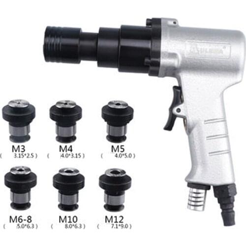M3-M12 Pneumatic Tapping Machine Air Drill Tapping Tool Pneumatic Tapper Machine with 6 Collet Chuck UL-GY2