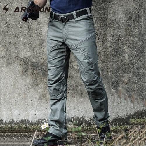 S.ARCHON Winter Waterproof Military Cargo Pants Men US Army Soldier SWAT Combat Pants Man Pocket Cotton Windproof Tactical Pants