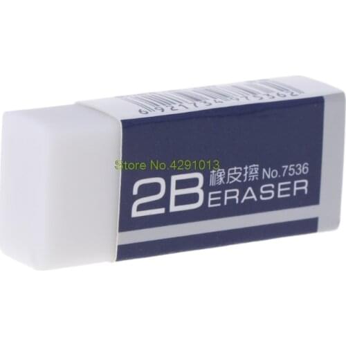 Soft Rubber 2B Pencil Eraser for Art Sketch Painting Office School Nursery Gift Drop Shipping Support