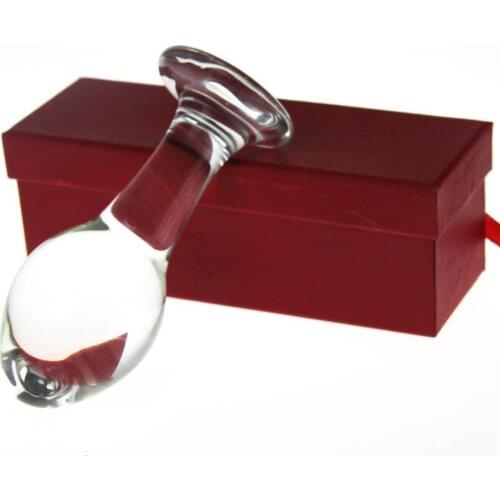 Huge Glass Anal Plug Erotic Toys Prostate Massage Big Crystal Anal Sex Toys for Men Women Masturbation Butt Plug Adult Products