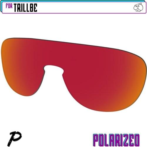 EZReplace Polarized Replacement Lenses for - Oakley Trillbe Sunglasses - Red P