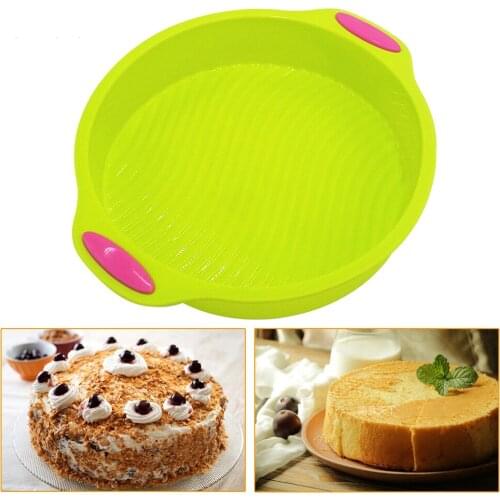 9inch Round Shape Cake Silicone Mold Cake Tools DIY Desserts Mousse Silicone Molds Kitchen Bakeware For Baking Pan Tools