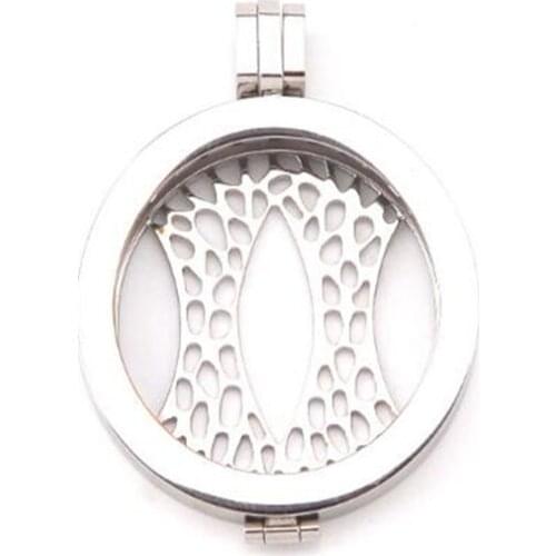 Somsoar Jewelry Deluxe 35MM Stainless Steel Coin Holder Frame Pendant Fit 33MM Coins 10pcs/Lot Wholesale Dropshipping