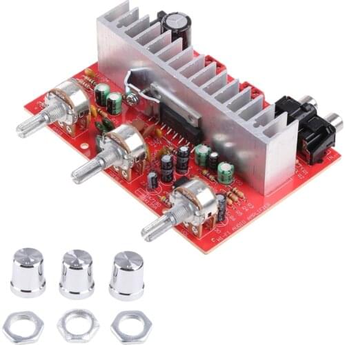 TDA 7377 40w Car DIY Stereo Audio Amplifier Power Board With Silver Plating Button Adjustable Dual Channel