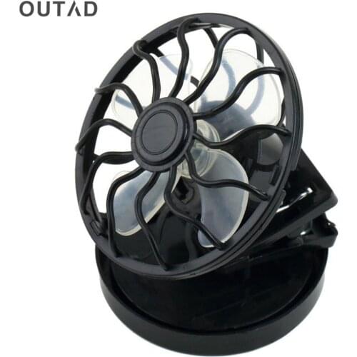 Solar Cell Fan Energy saving Clip fan Solar Cell Fan Sun Power energy Panel Cooling Black Portable Drop Shipping Download all