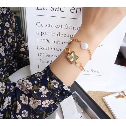 Not fade brass band 2021 new womens watch 24K Gold Bracelet waterproof Japanese movement fashion quartz luxury lady Watch