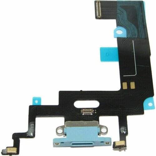 10Pcs/lot for Apple iPhone XR AA Quanlity White/Black/Blue/Red/Yellow/Coral Color Charging Port Dock Connector Flex Cable