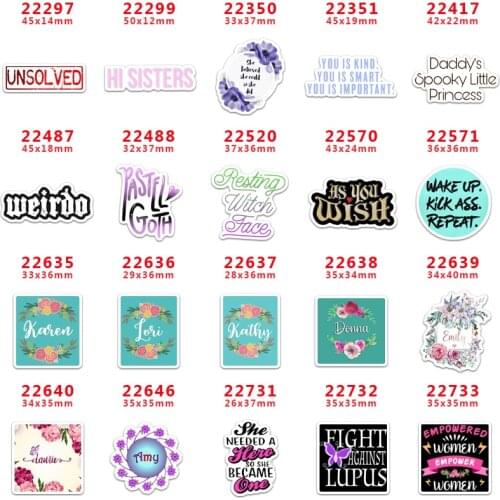 10 Pcs Cartoon Planar Resin Cabochons PR22297