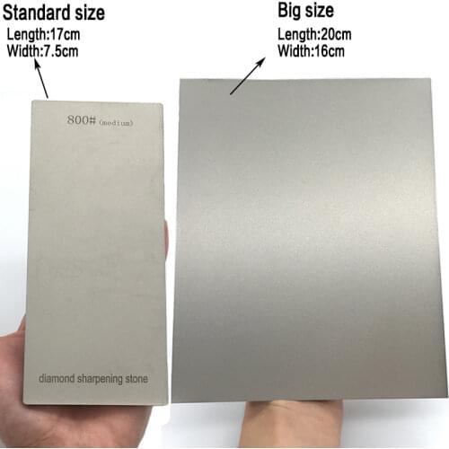 20*15cm Large grit diamond whetstone sharpener professional base pointed edge blade sharp household kitchen accessory tool