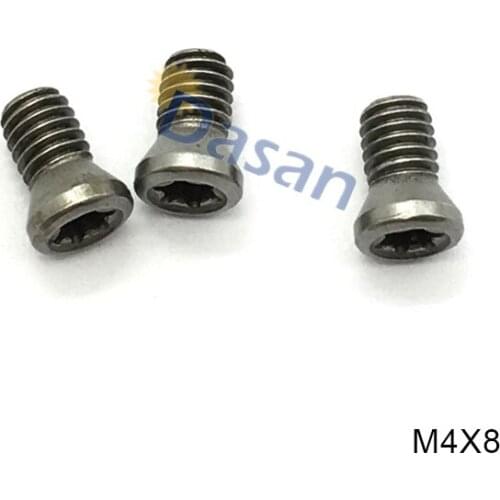 50pcs M4*8 M4*10 M4*14 Insert Torx Screws for Replaces Carbide Inserts CNC Lathe Tool Lathe Accessories