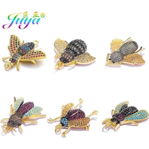 6pcs/lot Wholesale Insect Charms Supplies Handmade Colorful Pendant Butterfly Bee Charms For Women Men Hardware Jewelry Making