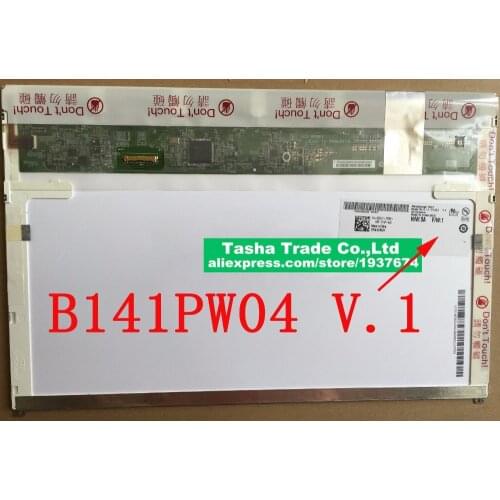 AUO B141PW04 V.1 for Dell E5410 LCD Screen 30pin LED Display Matrix 1440*900 Matte