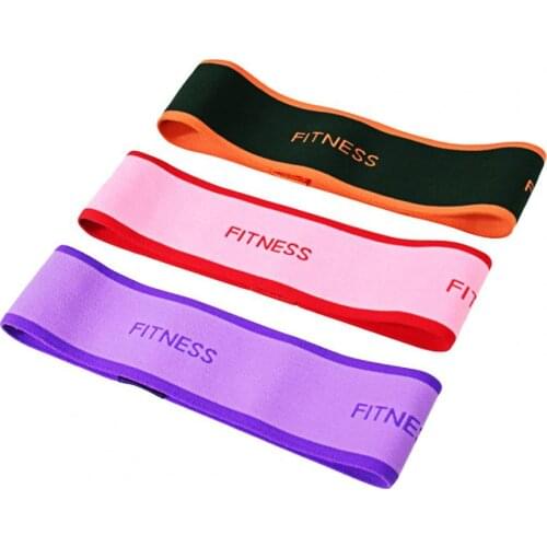 Resistance Band Highly Elastic Wear-resistant Nylon Hip Fitness Resistance Band for Fitness Yoga Sports