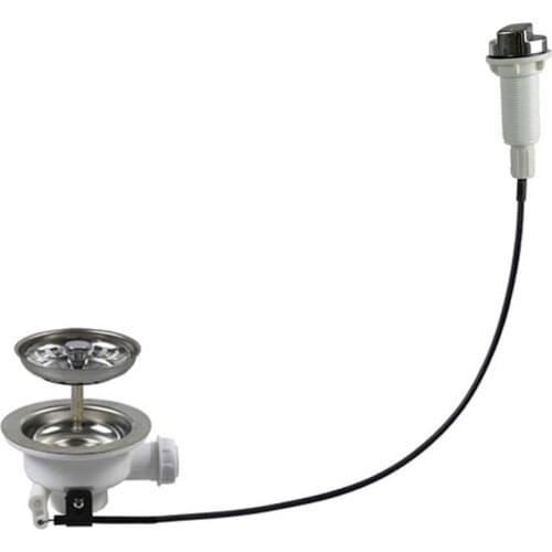 Talea water Drainer Bowl type Sink drain strainer with Cable Controller Kitchen Sewer filter garbage Disposer Sink Waste Kit