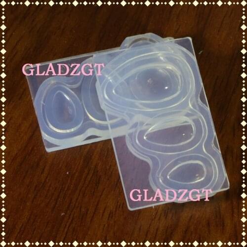 GLADZGT 3D Stereo Tears gem mold Full Transparent DIY Decorative Craft Jewelry Making resin molds for jewelry