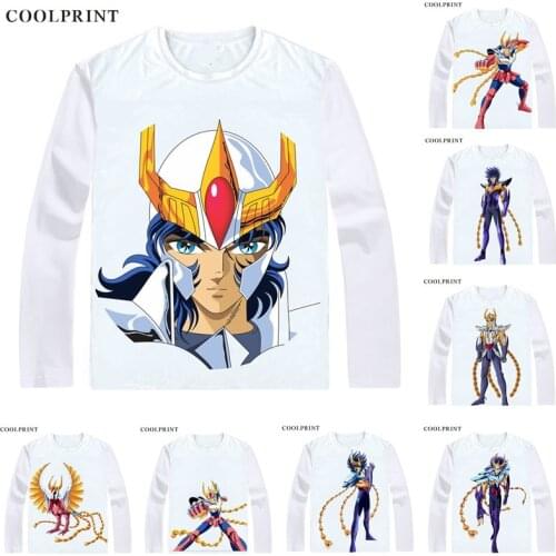Phoenix Ikki Fenikkusu no Ikki T Shirt Saint Seiya Knights of the Zodiac Men T-shirt Casual Vintage TShirt Long Sleeve Shirts
