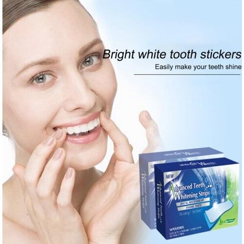 Tape Teeth Whitening Strips White Tape Tooth Whitening Profession Whitening Advanced Bleaching Tape