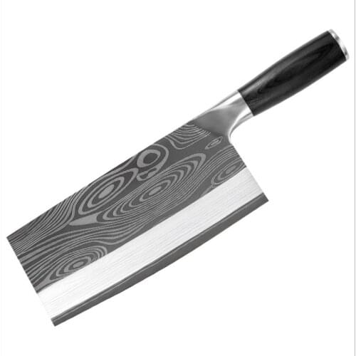 Liang Da 4Cr13mov Chef Knife 8 inch Chinese Kitchen Knives Meat Fish Vegetables Slicing Knife Super Sharp Blade Rosewood Cleaver