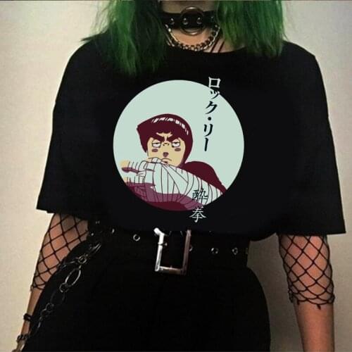 2020 Rock Lee Drunken Fist Colorful Paint Splatters and Dripssummer Men Funny Anime Short-sleeved T-Shirt