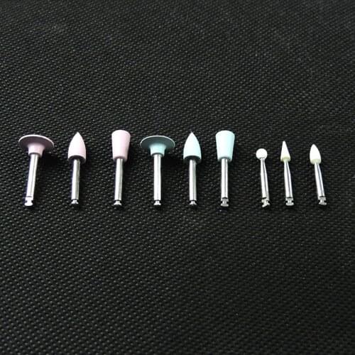 Dental Rubber Polishing Tip Set Dental Lab Material Polishing Abrasive Tips Kit Dentist Lab Product