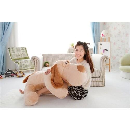 Huge 120cm prone dog plush toy ,stuffed toy cushion,pillow,hug pillow,surprised birthday gift h2992