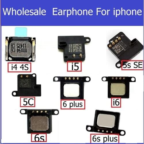 Wholesale new Earpiece Speaker for iPhone 4 4s 5 5s 5c SE 6 6S 7 Plus Ear Speaker Earpiece Speaker cell phone parts replacement
