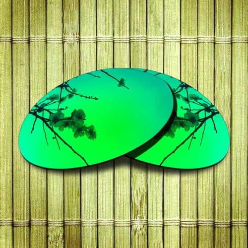 Polarized Replacement Lense For-Oakley Romeo 1 Sunglasses Frame True Color Mirrored Coating - Green Options