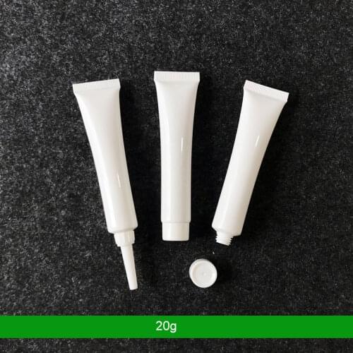 300pcs 20g 20ml plastic Soft Tube Empty Cosmetic Packaging Eyeshadow Eyeliner Eye Serum Cream Tubes Sample Medicine Containers