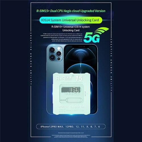 R-SIM15+ 5G Unlock Card Unlock 5G Signal for iOS14 for iPhone System