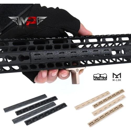 WADSN Tactical BCM Polymer MLOK Keymod Rail Cover 5Piece AR15 Handguard Panel Rail Cover Mount Weapon Hunting Rifle Accessories
