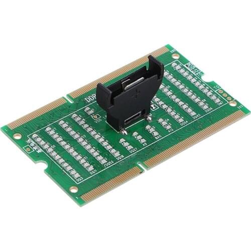 DDR3 Memory Slot Tester Card with LED Light for Laptop Motherboard Notebook