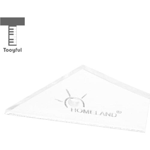 Tooyful Acrylic Fret Rocker Fretboard Finder Scale Leveling Tool for Guitar Bass Banjo Mandolin Violin Accessory Luthier Tool