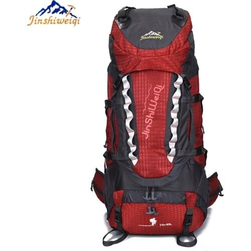 80L Outdoor Water Resistant Sport Backpack Hiking Bag Camping Travel Pack Mountaineer Climbing Sightseeing Hike