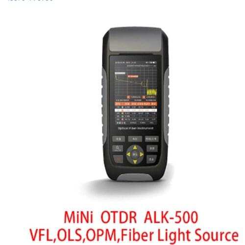 Mini OTDR optical fiber reflectometer 980rev, with 4 functions VFL OLS OPM light source, optical fiber cable Ethernet tester Go