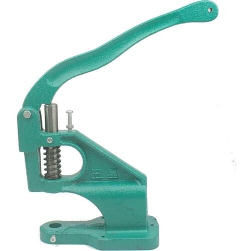 High Quality Manual Hand Pressure Snap Pressing Machine Clamp Snap Clip On Tool Metal Green HPressing Button Machine