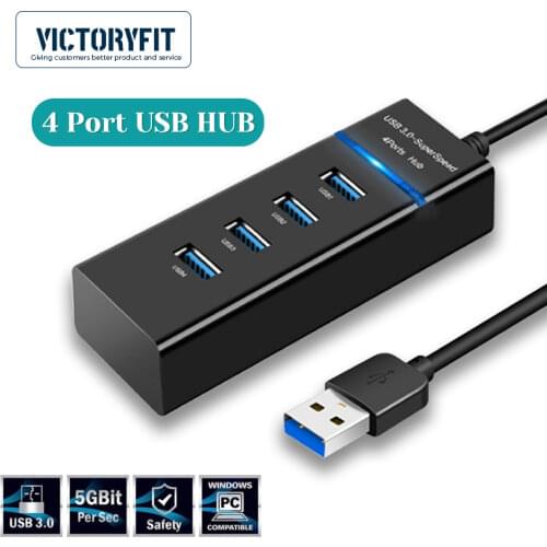 5Gbps High Speed USB Hub 3 0 Multiple USB Port for Macbook Air Computer Accessories Docking Station Adapter 4 Port USB Splitter