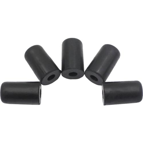 XFDZ 5 Pcs Cello Endpin Tip Protector Rubber Cello tail pin case Tip Cap Protector Non-Slip Mat For Cello Stringed Violin Parts
