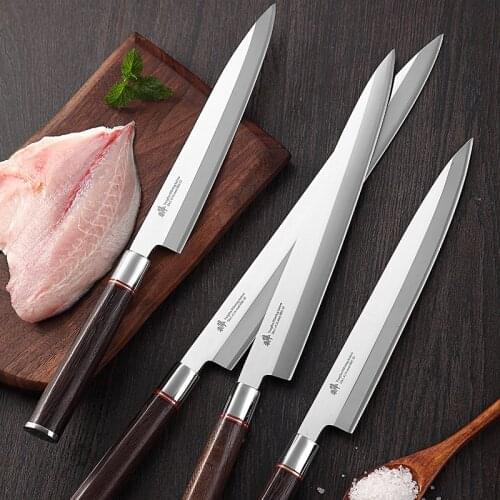 Japanese sashimi knife Yanagiba Filleting Knives Sushi Cleaver Salmon Sllicing Petty Peeling manufacturing