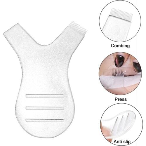 10pcs/Lot Y Shape Silicone Eyelashes Lift Lifting Curler Eye Lash Extension Graft Brush 3D Curler Eyelash Extension Graft Brush