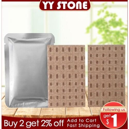 96 pcs Magnets Plated Vaccaria Seeds Sticker Paste Bean Ear massage seed for Acupoint Therapy Auricular Acupuncture