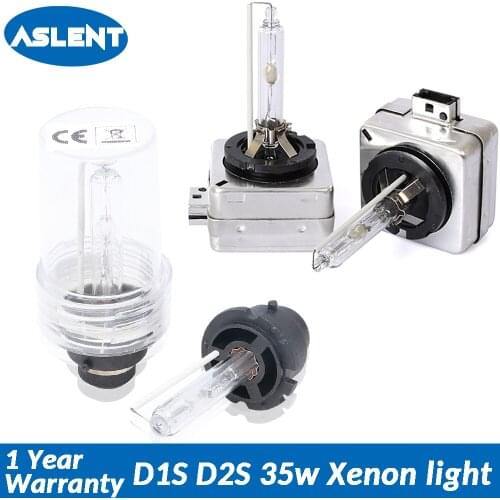 Aslent 2pcs D1S D2S D3S D4S Xenon headlight HID Bulbs CBI HID bulb D1 D2 D1R D2R for Auto headlamp light 6000K 8000K 12V 35W