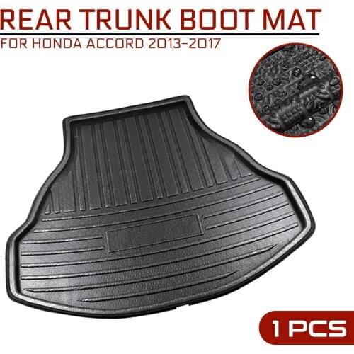 Car Floor Mat Carpet Rear Trunk Anti-mud Cover For Honda Accord 2013 2014 2015 2016 2017