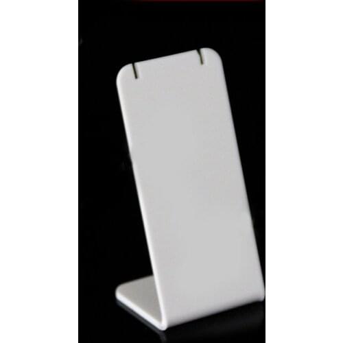 White Acrylic Earrings Display Stand Jewelry Organizer Plexiglass Holder