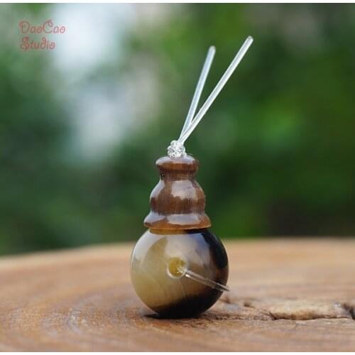 12mm/14mm/16mm/18mm/20mm Ox Horn Guru Bead Brown Black Stripe Mala Beads Japa Mala Bracelet Jewellry Findings DIY Accessories