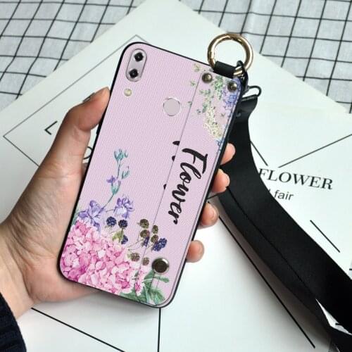 Wrist Strap Case For Asus Zenfone Max Pro M2 ZB631KL ZB633KL ZB602KL 5Z ZS620KL ZE620KL Phone Cover Necklace Lanyard