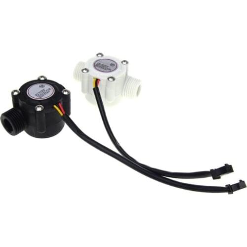 G1/2 Quick Connect Hall Effect Sensor Water Flow Sensor Switch Flowmeter Water Flow Counter Meter 1-30L/min for Water Dispenser