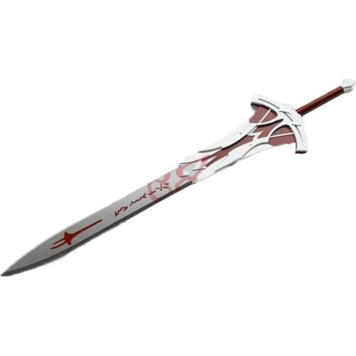 Game Fate Red Saber Mordred Rebellious Knight Epee Weapon Cosplay Props Weapons for Halloween Carnival Christmas Fancy Party